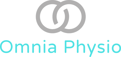 Omnia Physio logo with interlocking circle design