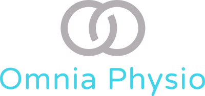 Omnia Physio logo with interlocking circle design
